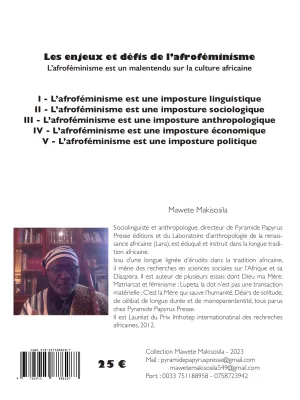 Les enjeux et défis de l’afroféminisme. L’afroféminisme est un malentendu sur la culture africaine